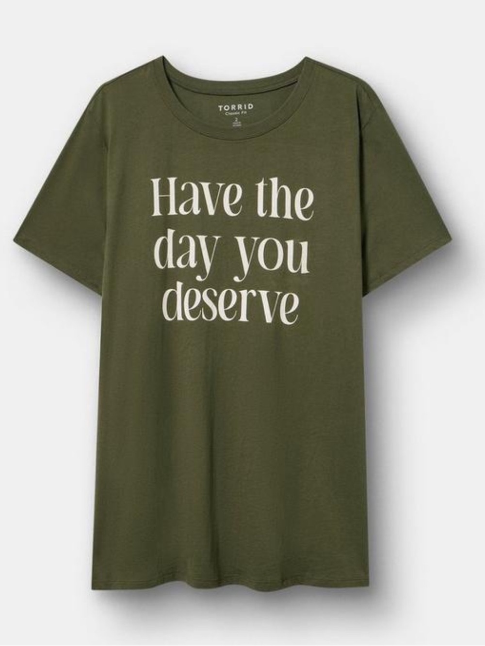 NWT Torrid classic fit tee size 2 2X 18 20